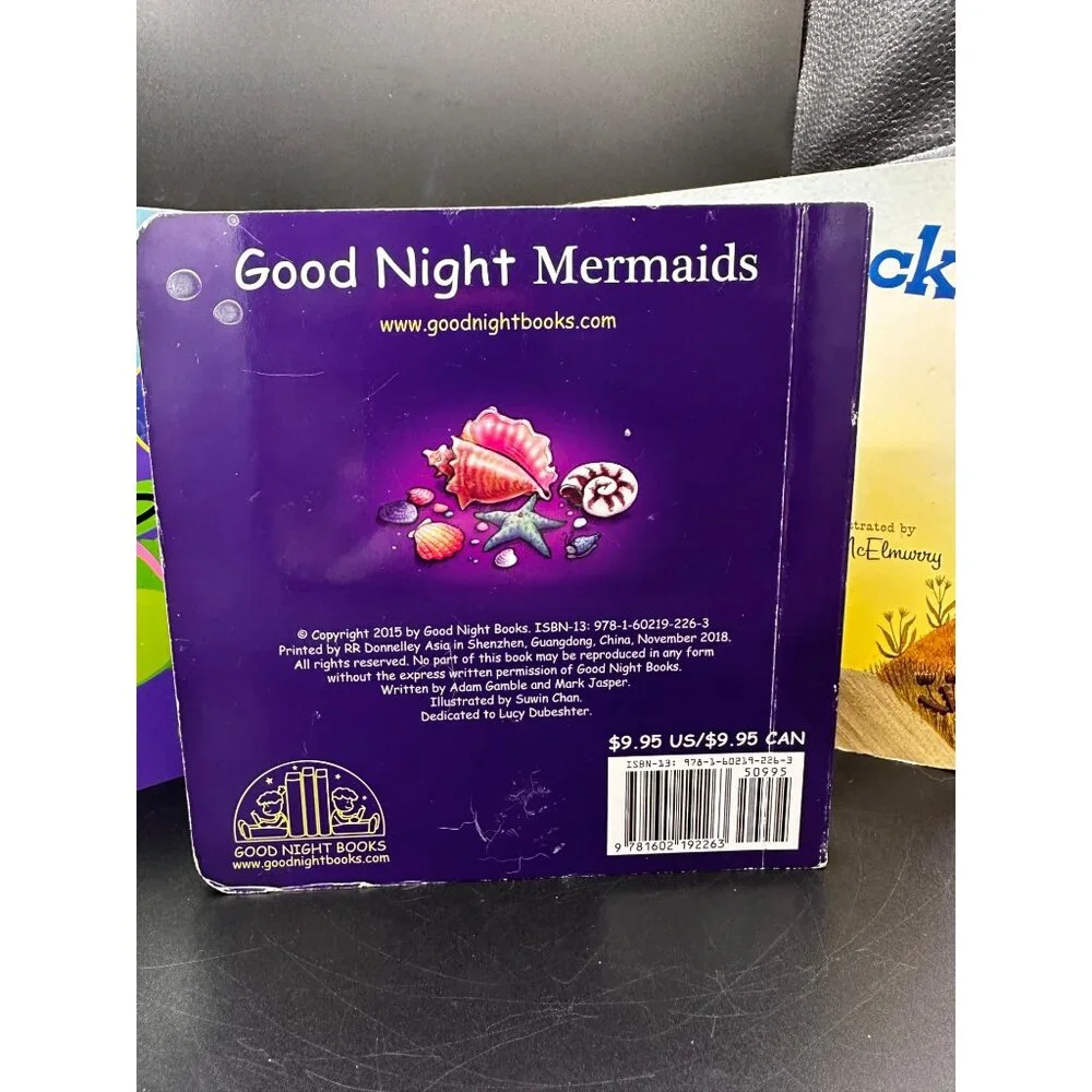 4 Board Books Baby Einstein Dr. Seuss‎ Little Blue Truck Good Night Mermaids